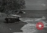 Image of wrecked Japanese equipment Guadalcanal Solomon Islands, 1943, second 8 stock footage video 65675074694