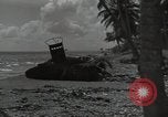 Image of wrecked Japanese equipment Guadalcanal Solomon Islands, 1943, second 25 stock footage video 65675074694