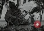 Image of wrecked Japanese equipment Guadalcanal Solomon Islands, 1943, second 39 stock footage video 65675074694