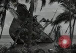 Image of wrecked Japanese equipment Guadalcanal Solomon Islands, 1943, second 40 stock footage video 65675074694