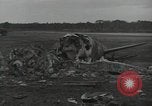 Image of Wrecked P-38 Lightening aircraft Guadalcanal Solomon Islands, 1943, second 8 stock footage video 65675074697