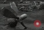 Image of Wrecked P-38 Lightening aircraft Guadalcanal Solomon Islands, 1943, second 20 stock footage video 65675074697