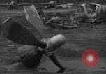 Image of Wrecked P-38 Lightening aircraft Guadalcanal Solomon Islands, 1943, second 25 stock footage video 65675074697