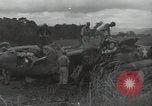 Image of Wrecked P-38 Lightening aircraft Guadalcanal Solomon Islands, 1943, second 34 stock footage video 65675074697