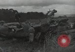 Image of Wrecked P-38 Lightening aircraft Guadalcanal Solomon Islands, 1943, second 37 stock footage video 65675074697