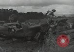 Image of Wrecked P-38 Lightening aircraft Guadalcanal Solomon Islands, 1943, second 43 stock footage video 65675074697