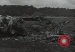 Image of Wrecked P-38 Lightening aircraft Guadalcanal Solomon Islands, 1943, second 49 stock footage video 65675074697