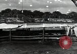 Image of wrecked USS Arizona BB-48 Pearl Harbor Hawaii USA, 1941, second 4 stock footage video 65675074705