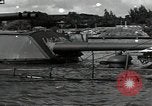 Image of wrecked USS Arizona BB-48 Pearl Harbor Hawaii USA, 1941, second 10 stock footage video 65675074705