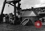Image of wrecked USS Arizona BB-48 Pearl Harbor Hawaii USA, 1941, second 15 stock footage video 65675074705