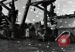 Image of wrecked USS Arizona BB-48 Pearl Harbor Hawaii USA, 1941, second 16 stock footage video 65675074705