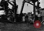 Image of wrecked USS Arizona BB-48 Pearl Harbor Hawaii USA, 1941, second 17 stock footage video 65675074705