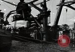 Image of wrecked USS Arizona BB-48 Pearl Harbor Hawaii USA, 1941, second 23 stock footage video 65675074705