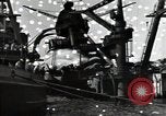 Image of wrecked USS Arizona BB-48 Pearl Harbor Hawaii USA, 1941, second 24 stock footage video 65675074705
