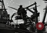 Image of wrecked USS Arizona BB-48 Pearl Harbor Hawaii USA, 1941, second 25 stock footage video 65675074705