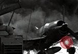 Image of USS Franklin CV-13 kamikaze attack Pacific Ocean, 1944, second 23 stock footage video 65675074706