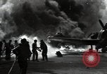 Image of USS Franklin CV-13 kamikaze attack Pacific Ocean, 1944, second 43 stock footage video 65675074706