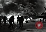 Image of USS Franklin CV-13 kamikaze attack Pacific Ocean, 1944, second 46 stock footage video 65675074706