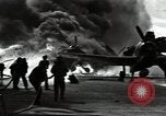 Image of USS Franklin CV-13 kamikaze attack Pacific Ocean, 1944, second 47 stock footage video 65675074706