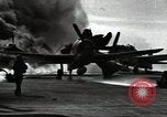 Image of USS Franklin CV-13 kamikaze attack Pacific Ocean, 1944, second 49 stock footage video 65675074706