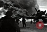 Image of USS Franklin CV-13 kamikaze attack Pacific Ocean, 1944, second 51 stock footage video 65675074706