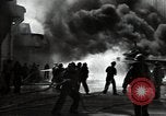 Image of USS Franklin CV-13 kamikaze attack Pacific Ocean, 1944, second 55 stock footage video 65675074706