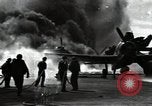 Image of USS Franklin CV-13 kamikaze attack Pacific Ocean, 1944, second 59 stock footage video 65675074706
