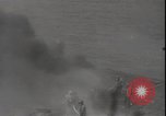 Image of deck of American carrier Pacific Ocean, 1944, second 4 stock footage video 65675074710