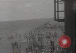 Image of deck of American carrier Pacific Ocean, 1944, second 9 stock footage video 65675074710