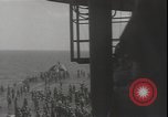 Image of deck of American carrier Pacific Ocean, 1944, second 50 stock footage video 65675074710