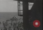 Image of deck of American carrier Pacific Ocean, 1944, second 52 stock footage video 65675074710
