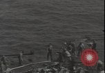 Image of deck of American carrier Pacific Ocean, 1944, second 60 stock footage video 65675074710