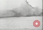 Image of USS Hancock CV-19 burning from kamikaze strike Pacific Ocean, 1945, second 7 stock footage video 65675074716