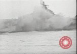 Image of USS Hancock CV-19 burning from kamikaze strike Pacific Ocean, 1945, second 9 stock footage video 65675074716