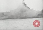 Image of USS Hancock CV-19 burning from kamikaze strike Pacific Ocean, 1945, second 10 stock footage video 65675074716