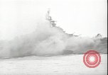 Image of USS Hancock CV-19 burning from kamikaze strike Pacific Ocean, 1945, second 14 stock footage video 65675074716