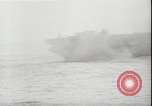 Image of USS Hancock CV-19 burning from kamikaze strike Pacific Ocean, 1945, second 17 stock footage video 65675074716