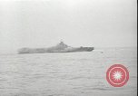 Image of USS Hancock CV-19 burning from kamikaze strike Pacific Ocean, 1945, second 30 stock footage video 65675074716