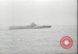 Image of USS Hancock CV-19 burning from kamikaze strike Pacific Ocean, 1945, second 32 stock footage video 65675074716