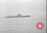 Image of USS Hancock CV-19 burning from kamikaze strike Pacific Ocean, 1945, second 34 stock footage video 65675074716
