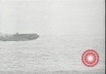 Image of USS Hancock CV-19 burning from kamikaze strike Pacific Ocean, 1945, second 39 stock footage video 65675074716