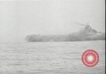 Image of USS Hancock CV-19 burning from kamikaze strike Pacific Ocean, 1945, second 42 stock footage video 65675074716
