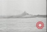 Image of USS Hancock CV-19 burning from kamikaze strike Pacific Ocean, 1945, second 48 stock footage video 65675074716