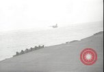 Image of USS Hancock CV-19 burning from kamikaze strike Pacific Ocean, 1945, second 50 stock footage video 65675074716