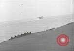 Image of USS Hancock CV-19 burning from kamikaze strike Pacific Ocean, 1945, second 51 stock footage video 65675074716