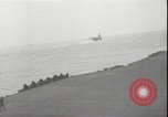 Image of USS Hancock CV-19 burning from kamikaze strike Pacific Ocean, 1945, second 52 stock footage video 65675074716