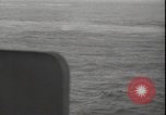 Image of USS Hancock CV-19 burning from kamikaze strike Pacific Ocean, 1945, second 60 stock footage video 65675074716