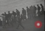 Image of USS Hancock CV-19 burning from kamikaze strike Pacific Ocean, 1945, second 61 stock footage video 65675074716