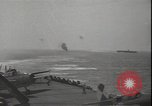 Image of planes on deck Pacific Ocean, 1945, second 25 stock footage video 65675074717