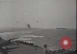 Image of planes on deck Pacific Ocean, 1945, second 27 stock footage video 65675074717